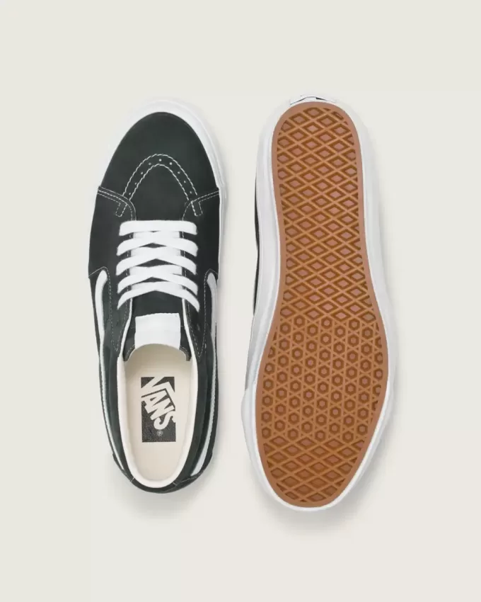Scarpa Premium Sk8-Mid in pelle scamosciata Scarpa Premium Sk8-Mid in pelle scamosciata