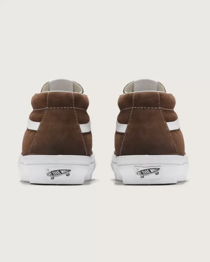 Scarpa Premium Sk8-Mid in pelle scamosciata Scarpa Premium Sk8-Mid in pelle scamosciata