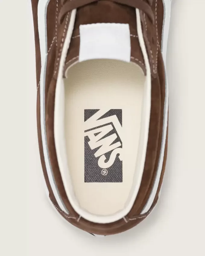 Scarpa Premium Sk8-Mid in pelle scamosciata Scarpa Premium Sk8-Mid in pelle scamosciata