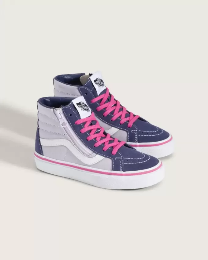 Scarpa Sk8-Hi con cerniera laterale per bambini piccoli Scarpa Sk8-Hi con cerniera laterale per bambini piccoli