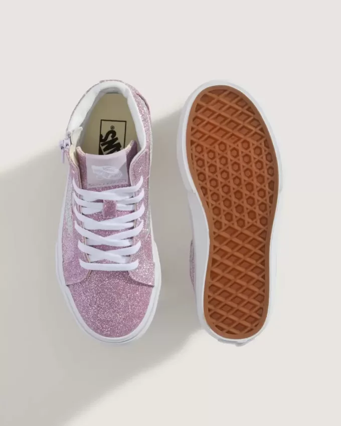 Scarpa Sk8-Hi con cerniera laterale per bambini piccoli Scarpa Sk8-Hi con cerniera laterale per bambini piccoli