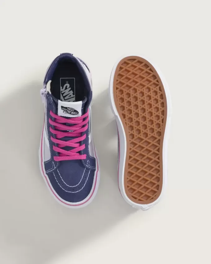 Scarpa Sk8-Hi con cerniera laterale per bambini piccoli Scarpa Sk8-Hi con cerniera laterale per bambini piccoli