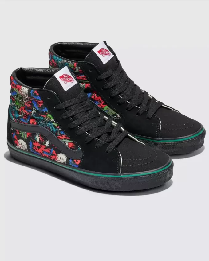 Scarpa Sk8-Hi di Halloween personalizzata Scarpa Sk8-Hi di Halloween personalizzata