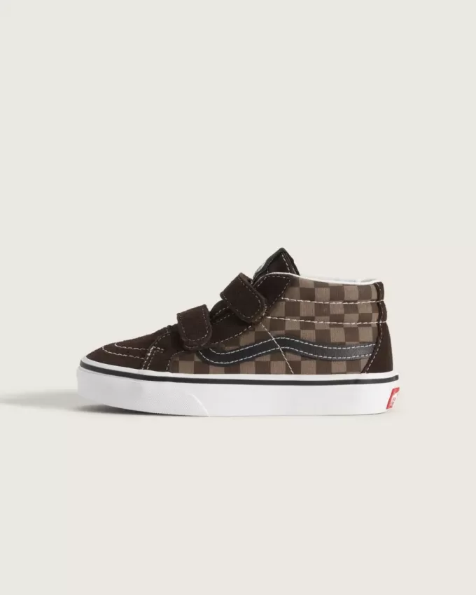 Scarpa Sk8-Mid V Checkerboard per bambini Scarpa Sk8-Mid V Checkerboard per bambini