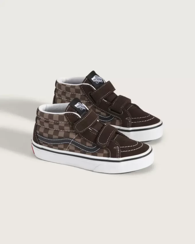 Scarpa Sk8-Mid V Checkerboard per bambini Scarpa Sk8-Mid V Checkerboard per bambini