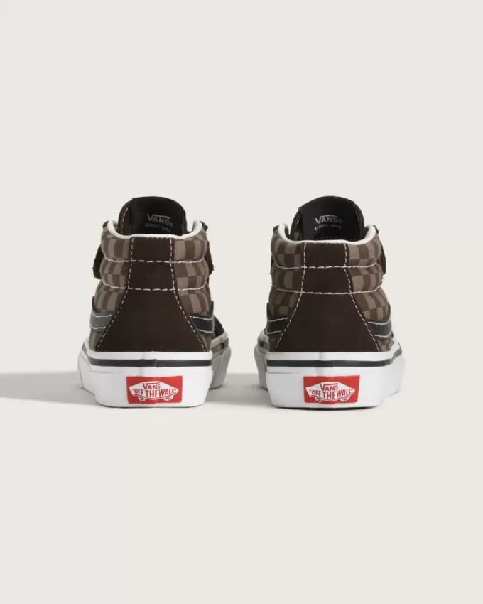 Scarpa Sk8-Mid V Checkerboard per bambini Scarpa Sk8-Mid V Checkerboard per bambini