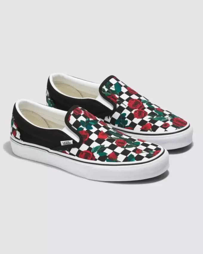 Scarpa slip-on classica a scacchiera Customs Scarpa slip-on classica a scacchiera Customs