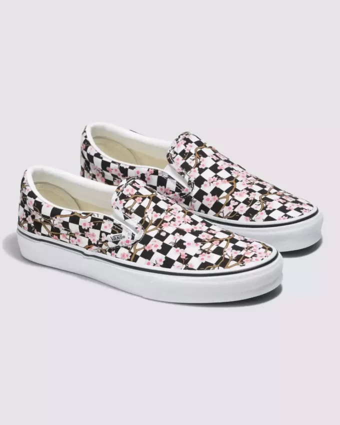 Scarpa slip-on classica a scacchiera Customs Scarpa slip-on classica a scacchiera Customs