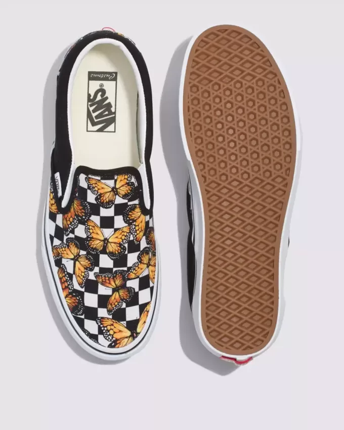 Scarpa slip-on classica a scacchiera Customs Scarpa slip-on classica a scacchiera Customs