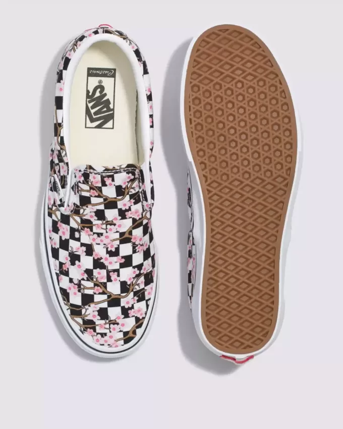 Scarpa slip-on classica a scacchiera Customs Scarpa slip-on classica a scacchiera Customs