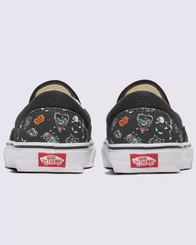 Scarpa slip-on classica personalizzata per Halloween