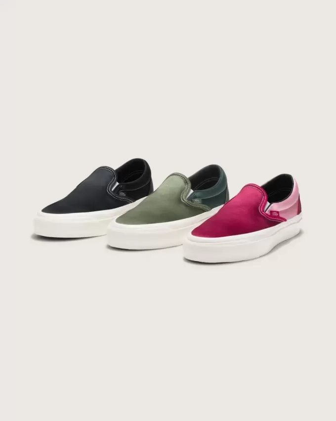 Scarpa slip-on classica premium in raso