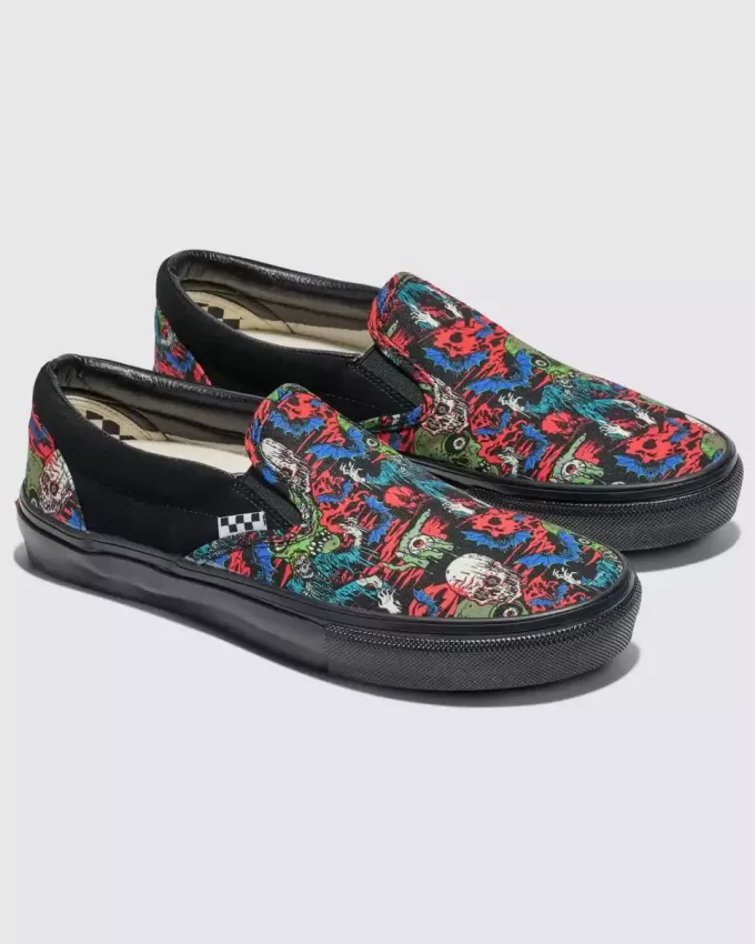 Scarpa slip-on Customs Skate Halloween