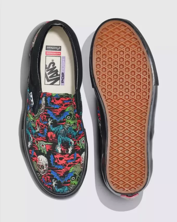 Scarpa slip-on Customs Skate Halloween