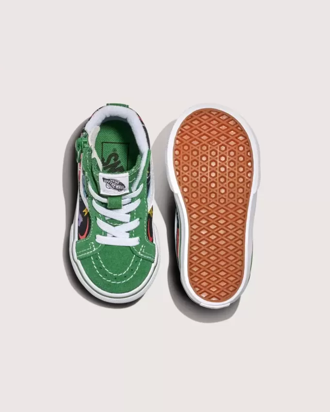 Scarpe Sk8-Hi Reissue con cerniera laterale per bambini piccoli