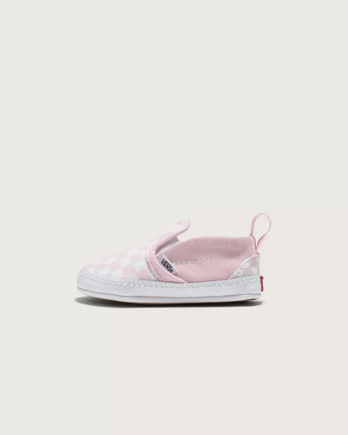 Scarpina a scacchiera per neonati Slip-On V Crib Scarpina a scacchiera per neonati Slip-On V Crib