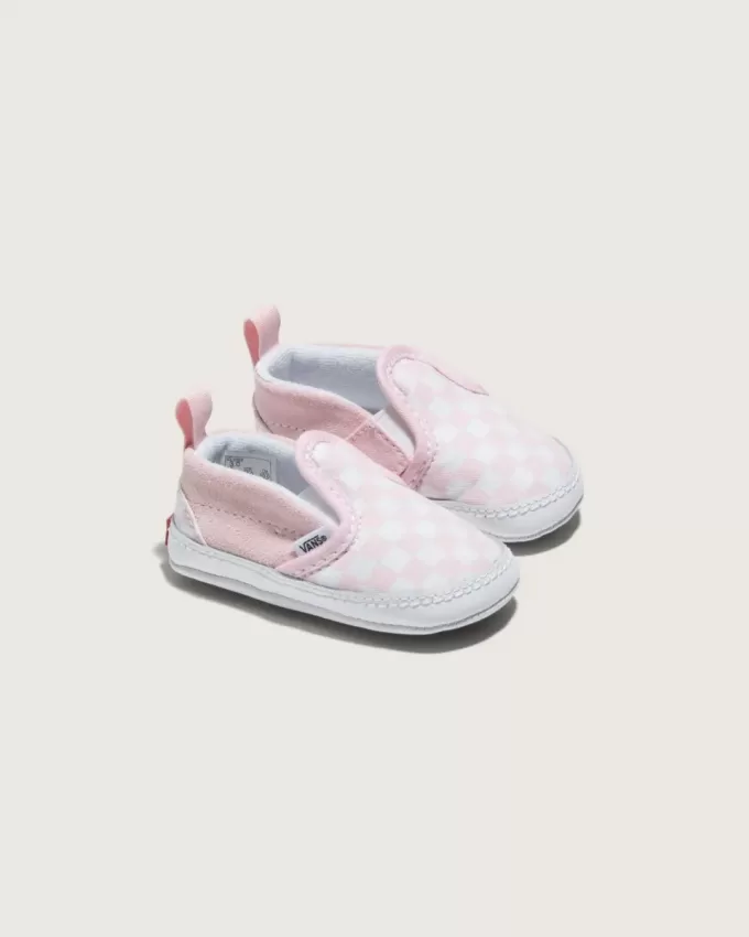 Scarpina a scacchiera per neonati Slip-On V Crib Scarpina a scacchiera per neonati Slip-On V Crib