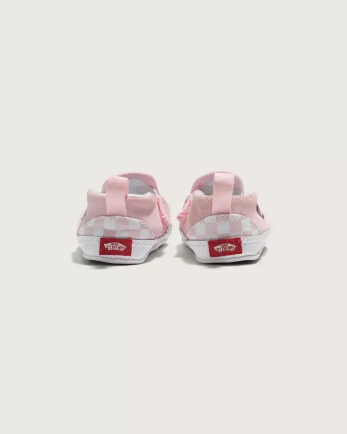 Scarpina a scacchiera per neonati Slip-On V Crib Scarpina a scacchiera per neonati Slip-On V Crib