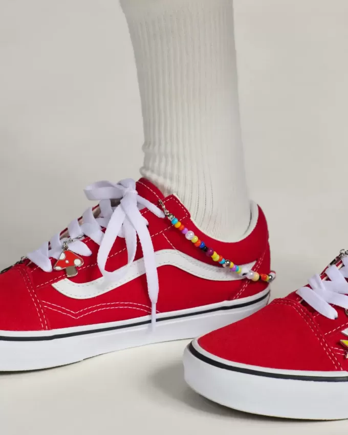 Set di ciondoli per scarpe da ginnastica con perline Vans Set di ciondoli per scarpe da ginnastica con perline Vans